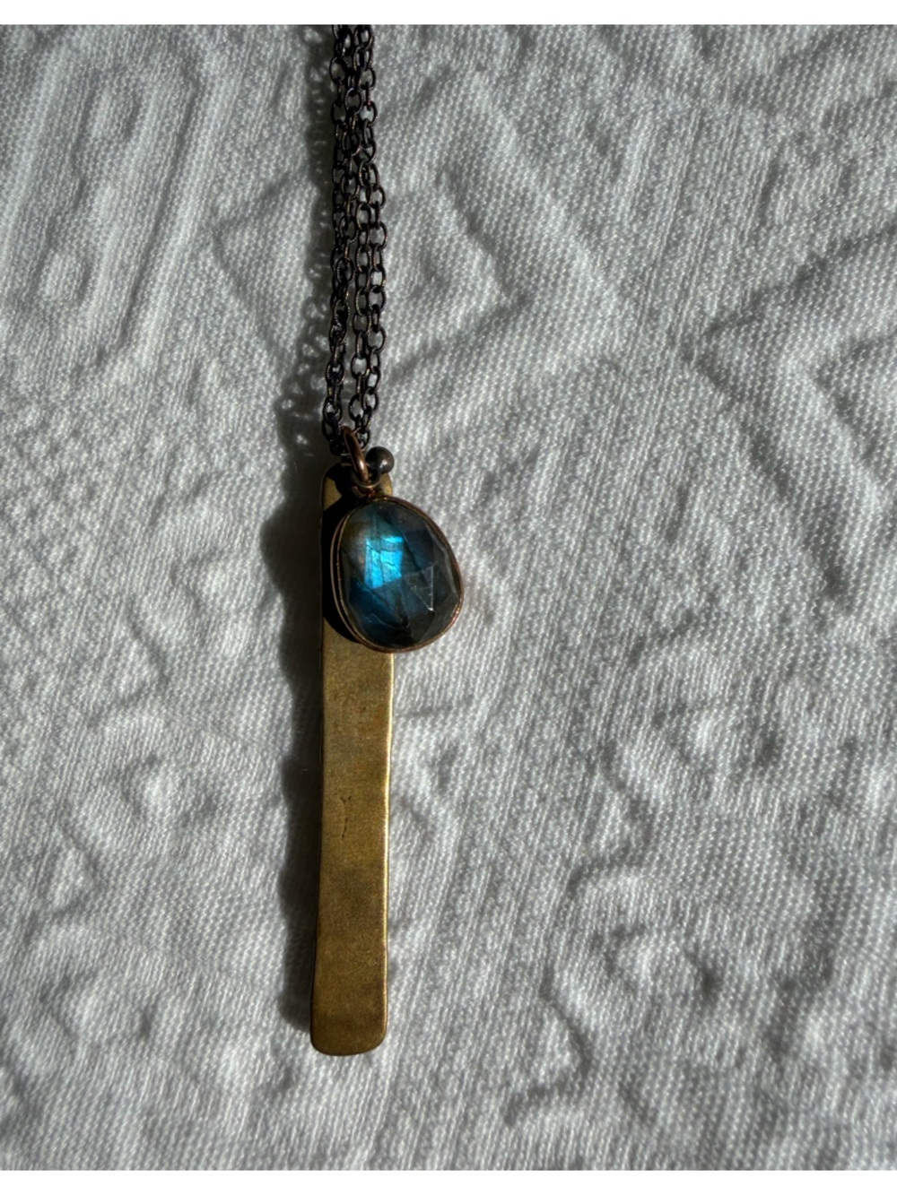 Garnet Hill Pendant Necklace